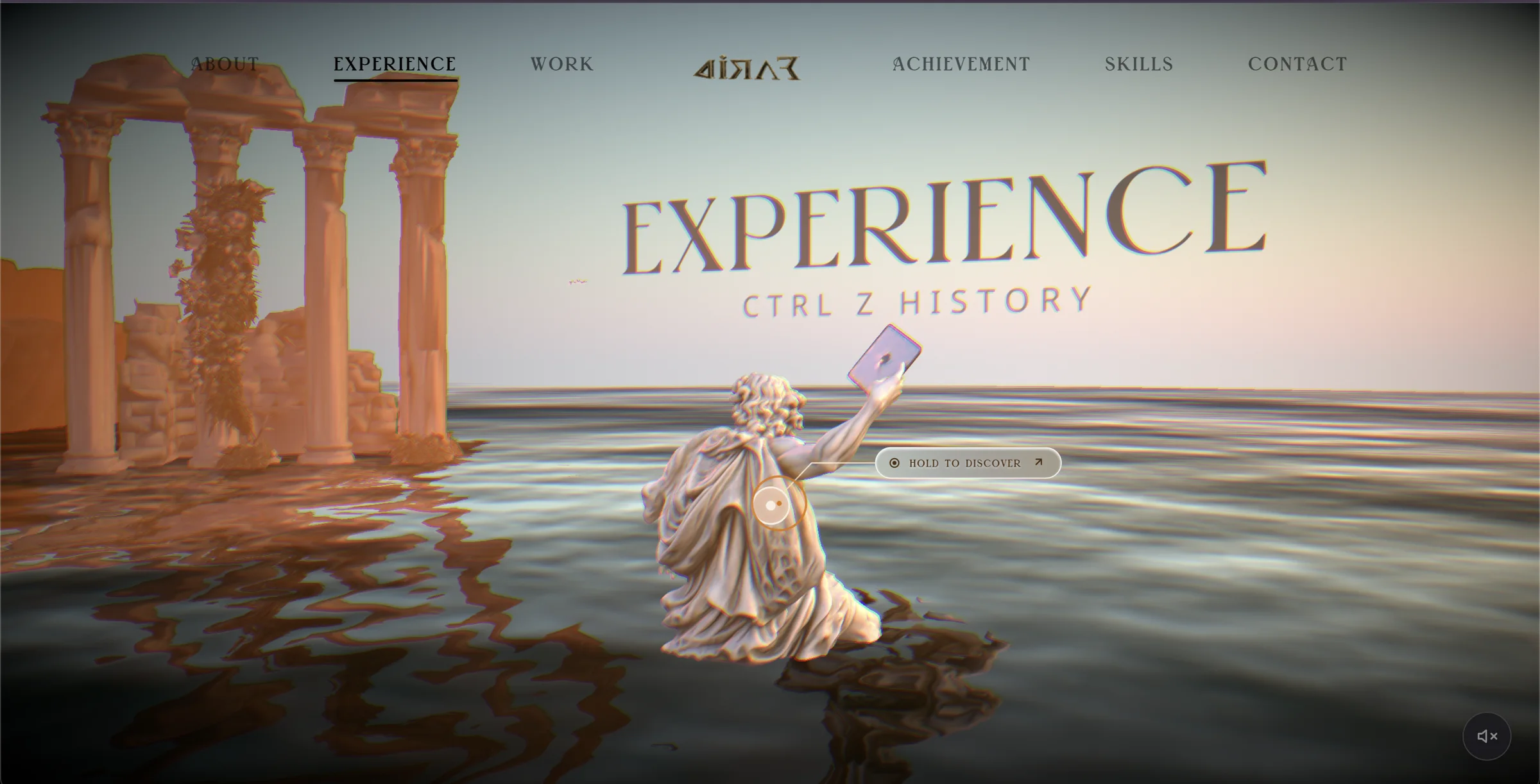 Experience & Timeline 3D Waypoint Section
