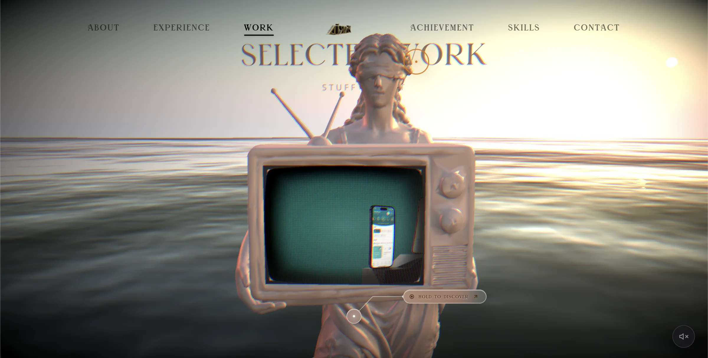 Selected Work Retro TV 3D Node & Dynamic Lighting